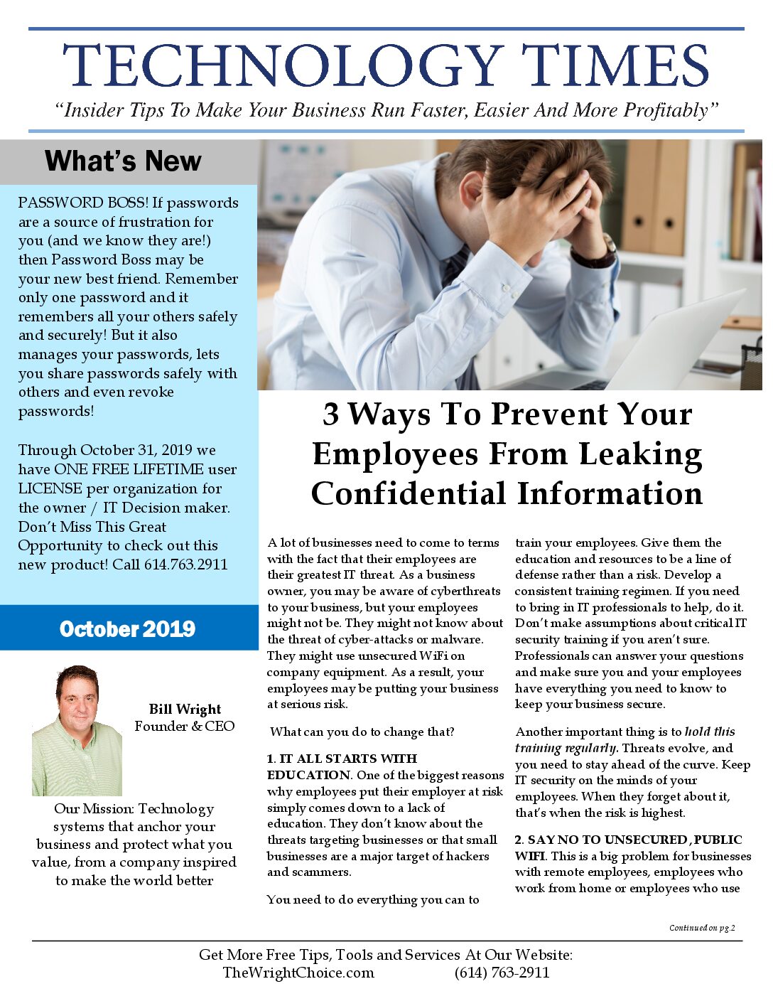 Issue 10 – October 2019