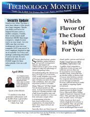 Issue 4 – April 2016