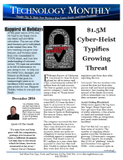 Issue 12 – December 2016